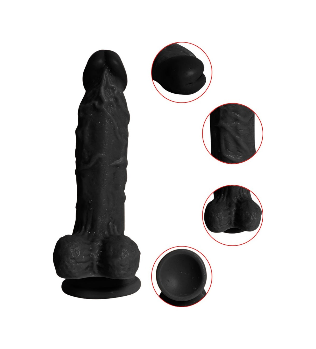 Troops 17 Cm Vantuzlu Gerçekçi Realistik Zenci Dildo Anal Penis