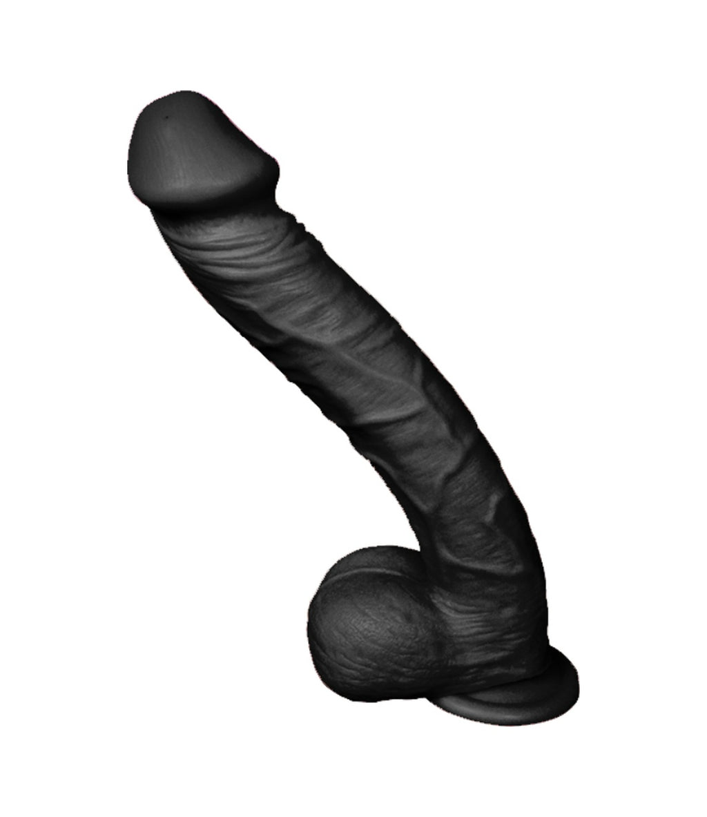 Zenci Dev Gladyatör 33 CM Realistik Penis Gerçek Görünümlü Dildo