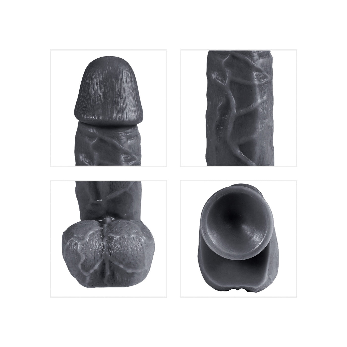 Ultra Dildo Series 22 Cm Zenci Kalın Realistik Penis