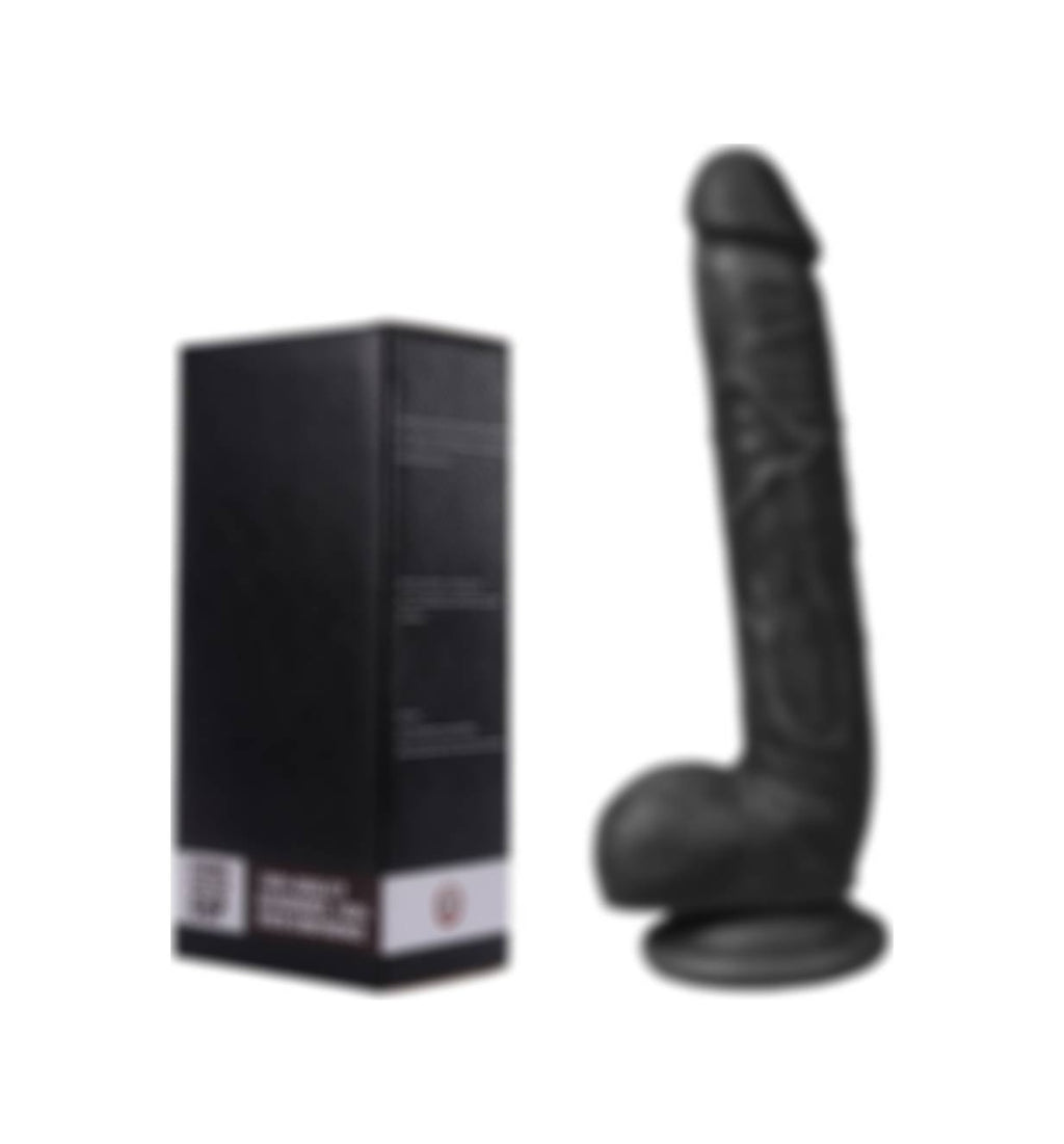 King Size 28 Cm Vantuzlu Gerçekçi Realistik Zenci Penis Dildo