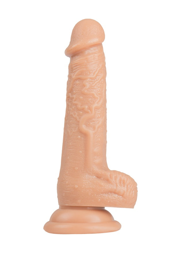 Gerçekçi Doku 19 CM Vantuzlu Realistik Dildo Penis