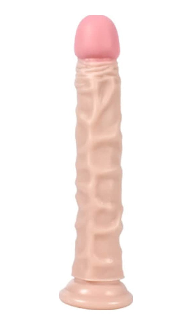 Suction 24 Cm Testissiz Dildo Et Dokusu Süper Dev Realistik Penis