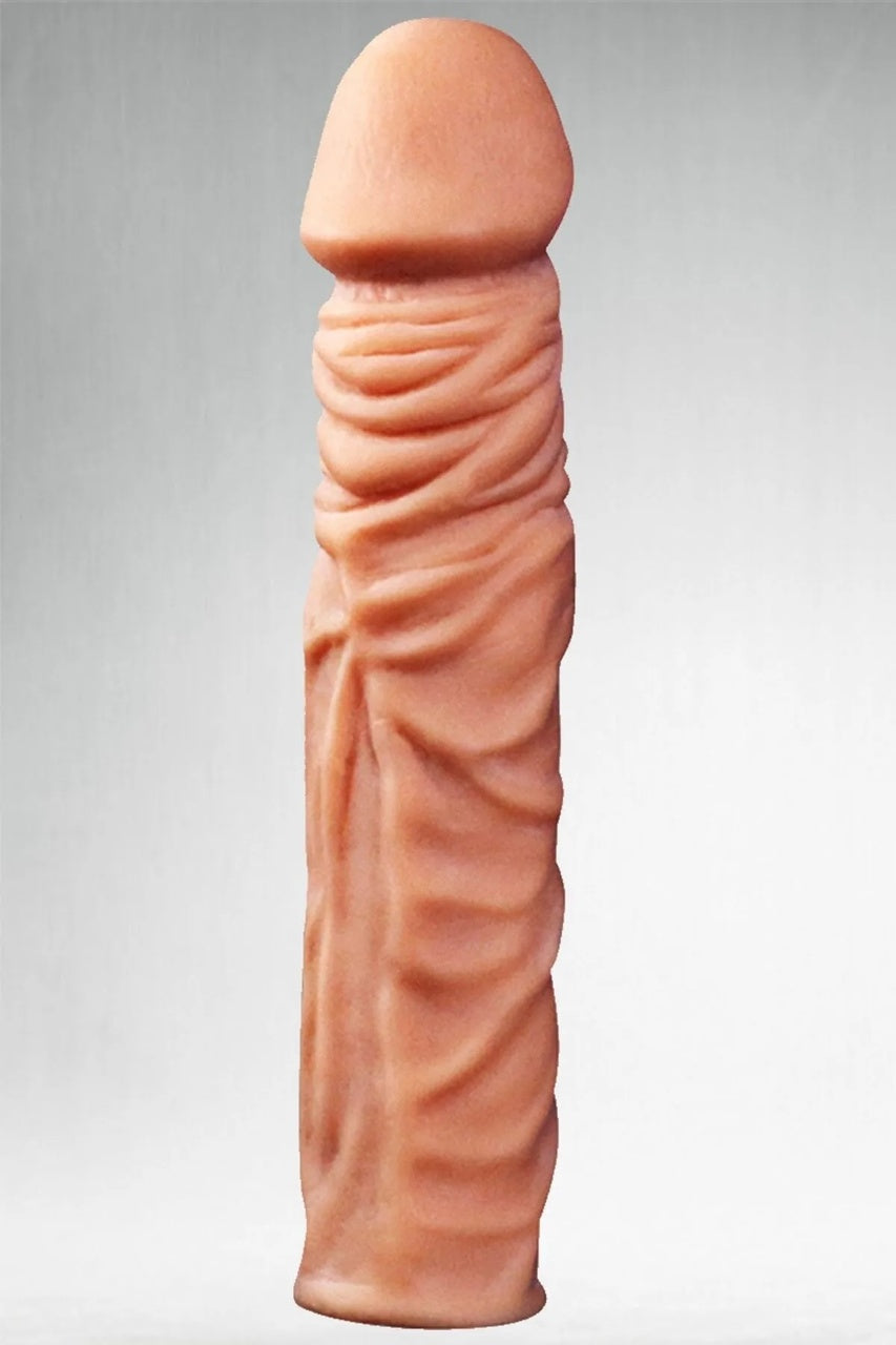 Özel Tasarım Penis Kılıfı 6 CM Uzatmalı Damarlı
