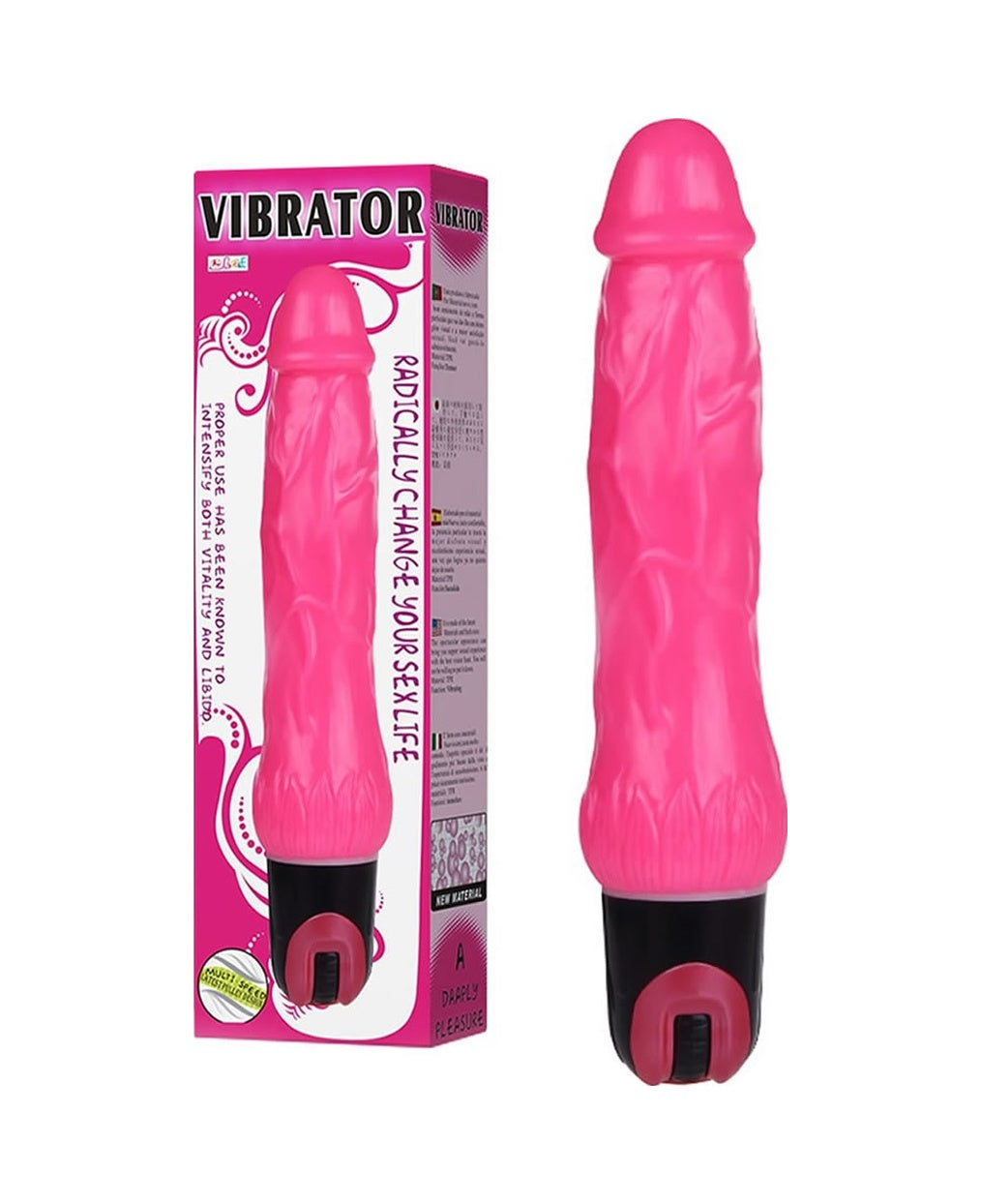 Baile 24 CM Damarlı Yüksek Kalite Titreşimli Güçlü Vibratör