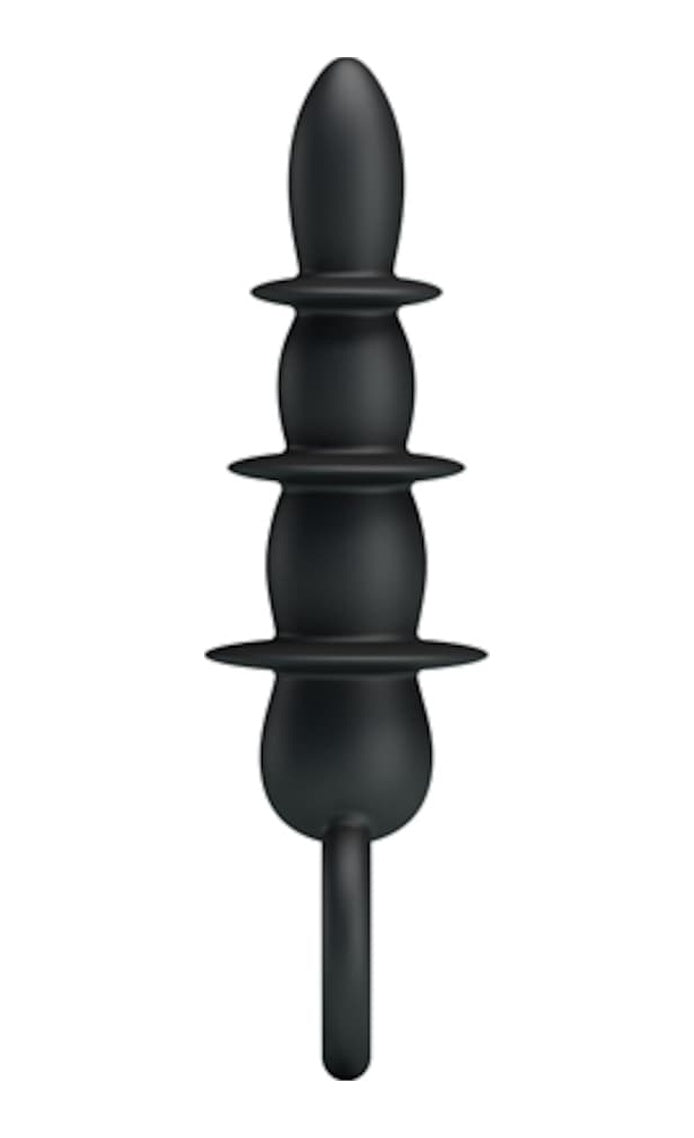 Pretty Love 13 Cm Boğumlu Süper Kalite Anal Plug Anal Açıcı Zenci Dildo