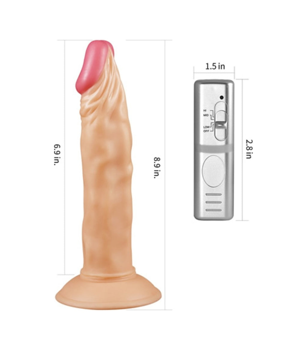 Lovetoy Andy 21 Cm Titreşimli Realistik Anal Vibratör Penis Vajinal Dildo