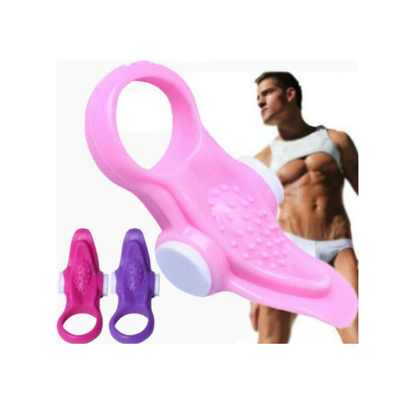 Pretty Love Vibrating Ring Güçlü Titreşimli Penis Halkası Klitoris Vibratör