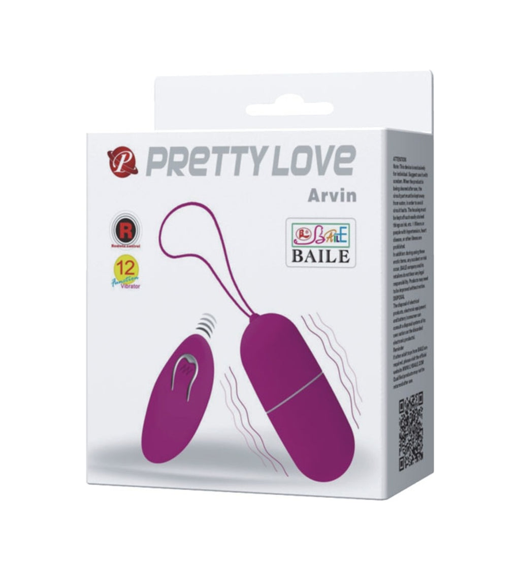 Pretty Love Kablosuz Kumandalı 12 Titreşimli Orgazm Vibratörü