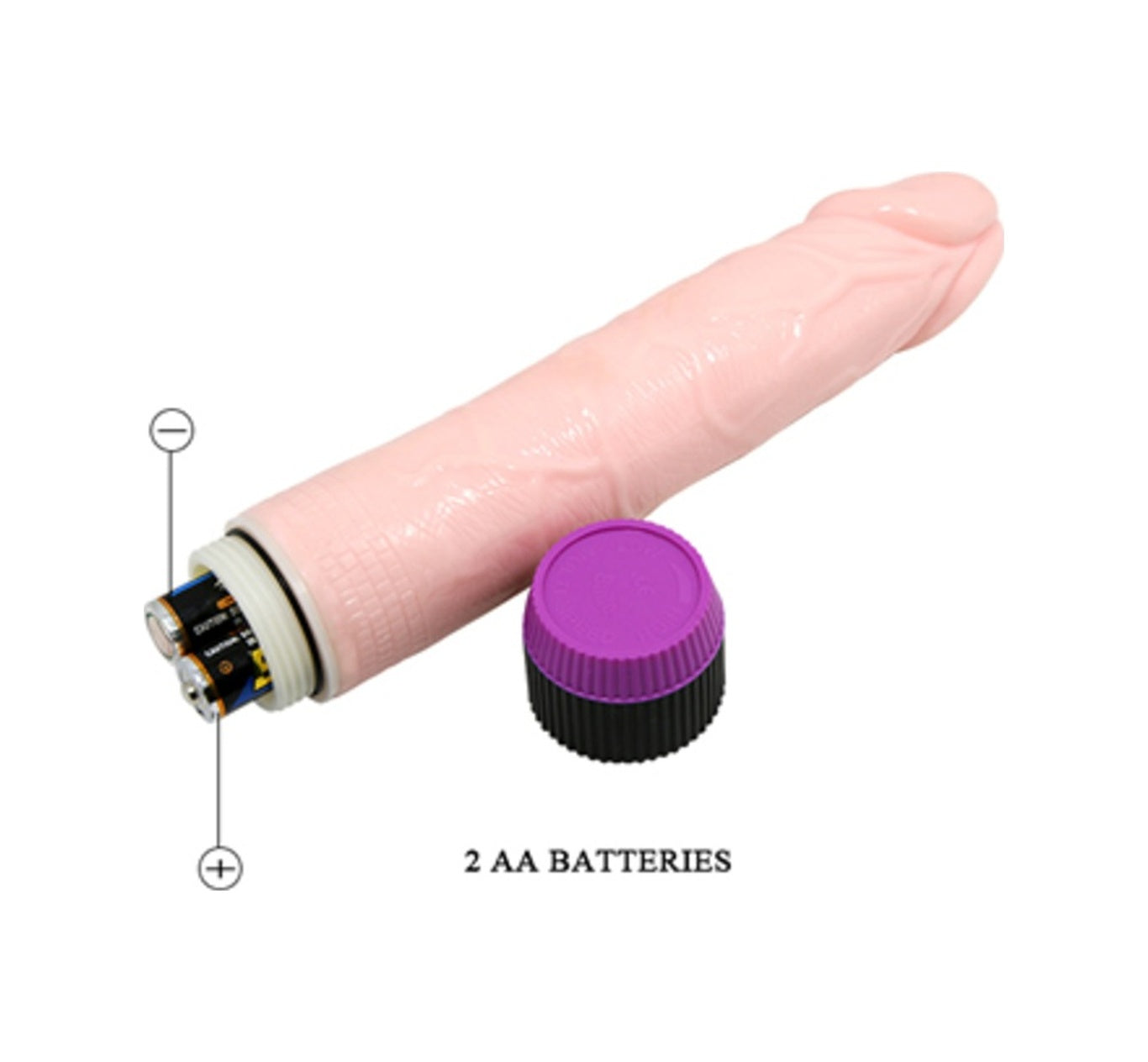 Adour 22Cm Güçlü Titreşimli Realistik Vibratör Anal Dildo Penis