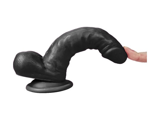 17 Cm Zenci Realistik Strapon Belden Bağlamalı Dildo Penis