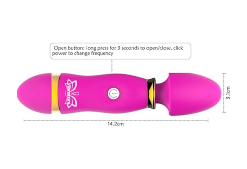 12 Titreşimli Vajina Klitoris Stimülatörü G-Spot Vibratör Pembe