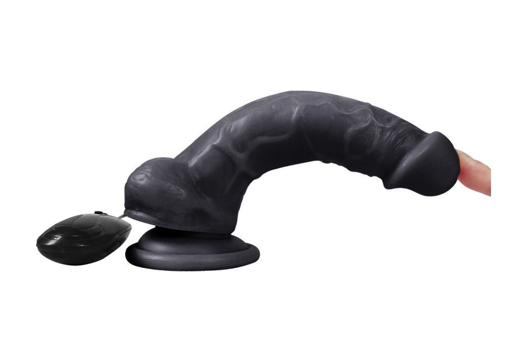 Lovetoy Zenci Titreşimli Realistik Penis Vibratör Dildo 17Cm