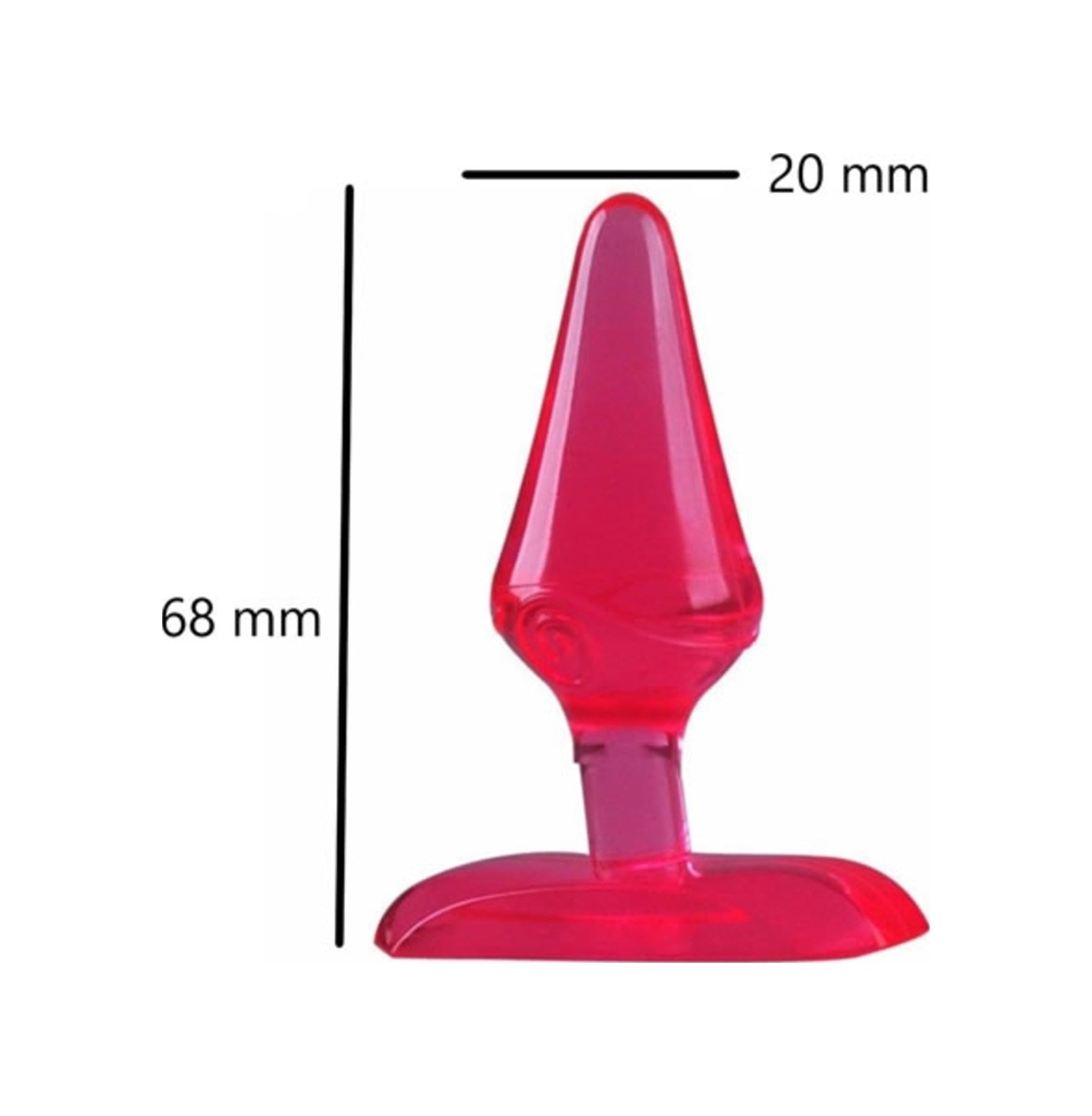 Erotic 7 Cm Anal Seks Özel Vantuzlu Anal Plug Mastürbatör