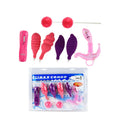Baile Climax 6 Çeşit Titreşimli Lüks Vibratör Set Anal Plug Mastürbatör