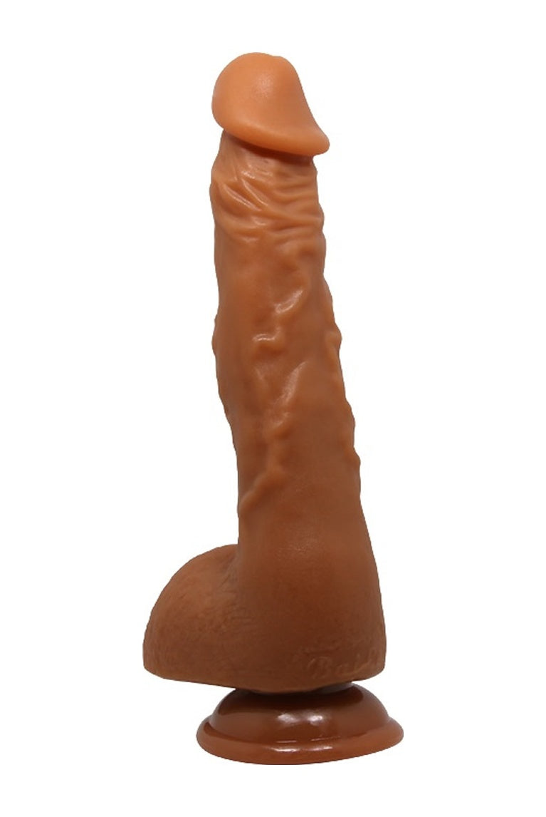 Gerçekçi Jason 25 CM Kavisli Penis Melez Damarlı Dev Dildo