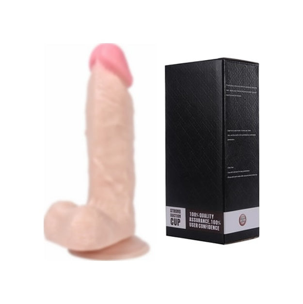 Realistik 17 CM Süper Et Dokusu Dildo Anal Vajinal Penis