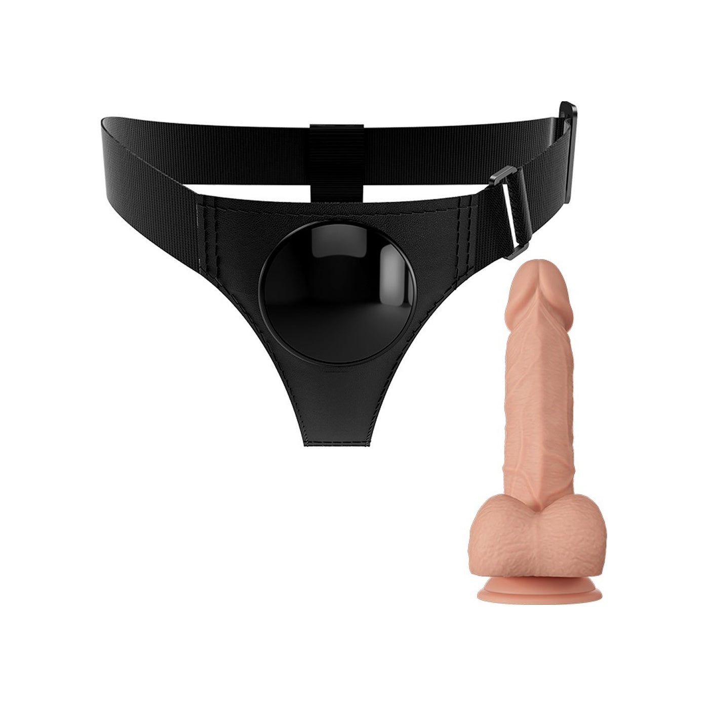 Yeni Nesil Realistik Mıknatıslı Strapon Damarlı Penis Dildo