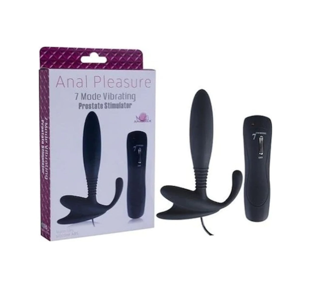 Anal Pleasure 7 Çeşit Titreşimli Zenci Anal Vibratör Plug