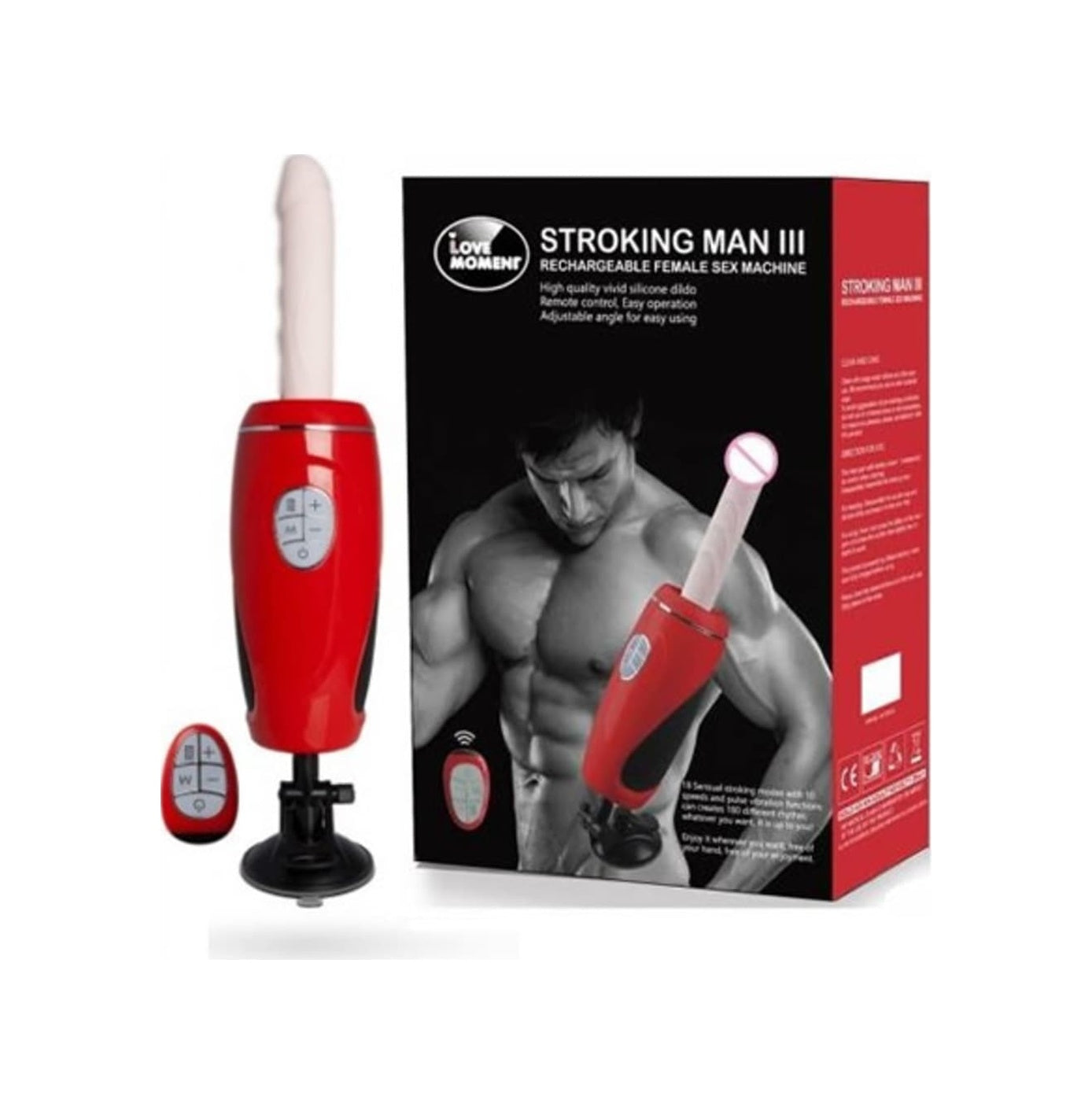 Lovetoy Otomatik Gidip Gelmeli Kırmızı Seks Makinesi Vibratör Dildo