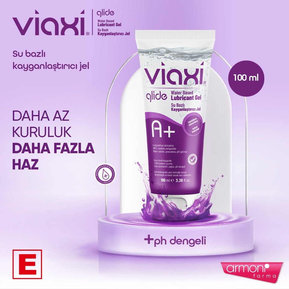 Viaxi Glide Su Bazlı Kayganlaştırıcı Jel A+ 100 ML