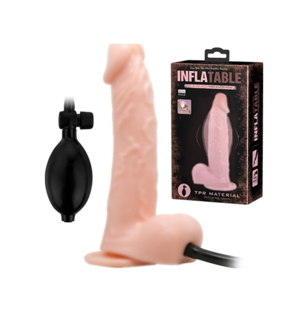 Baile Pompalı Büyüyen Realistik Penis Anal Vajinal Dildo Mastürbatör