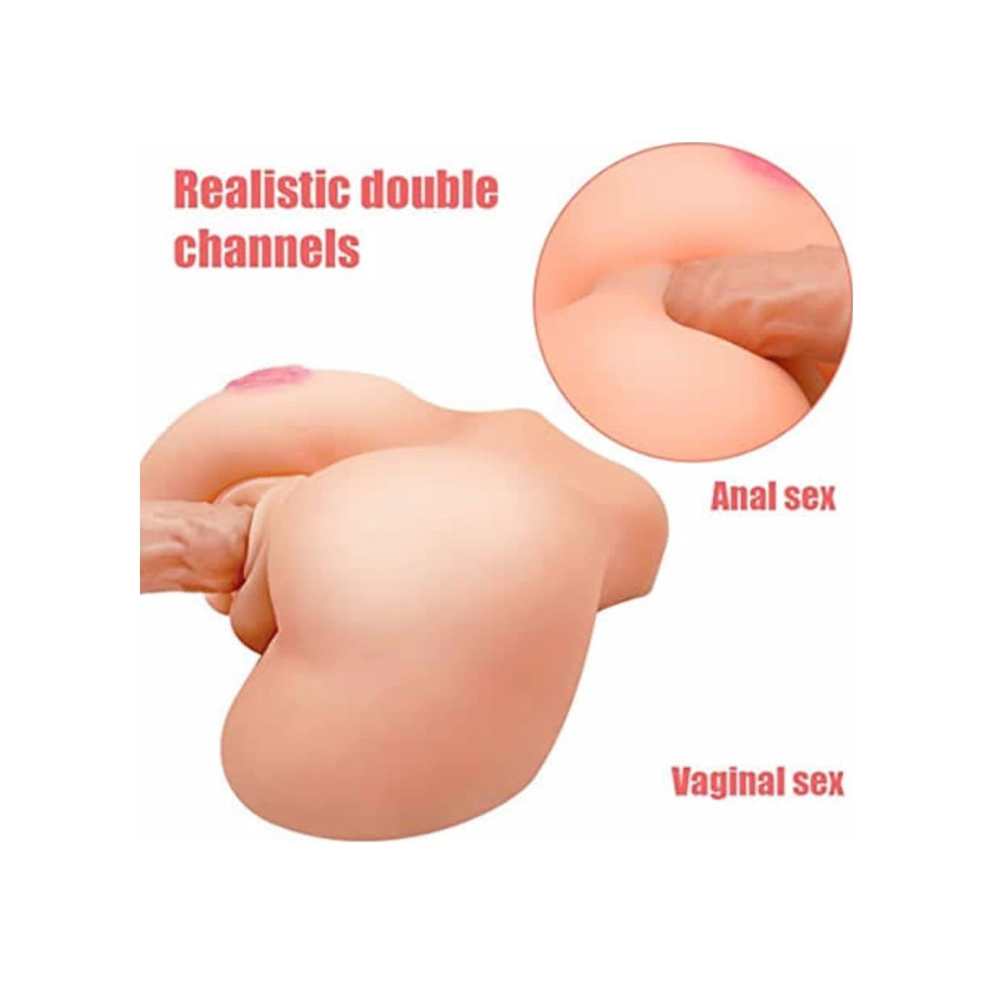 Girl Ass Büyük Tam Boy 2 Işlevli Realistik Titreşimli Kadın Kalça