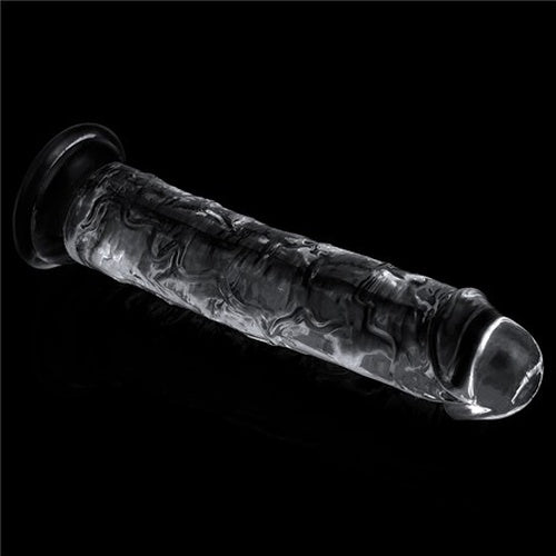 Flawless Yeni Nesil 18 Cm Süper Vantuzlu Kalın Şeffaf Dildo Penis