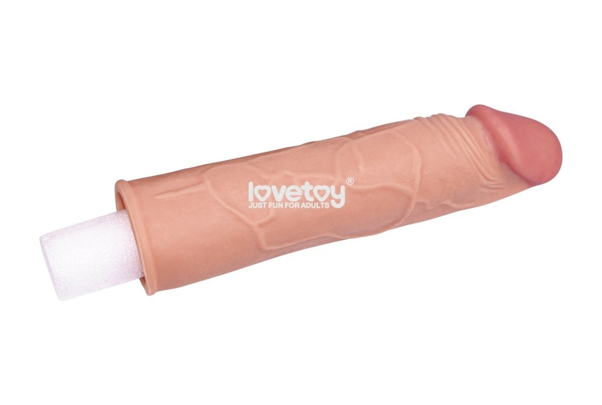 Lovetoy Pleasure Extender 3 Cm Dolgulu Realistik Penis Kılıfı