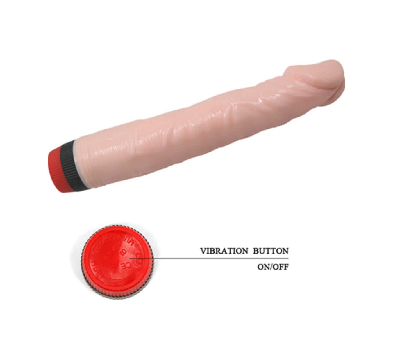 Baile Bl Dong 21 Cm Titreşimli Realistik Vibratör Gerçekci Penis Dildo