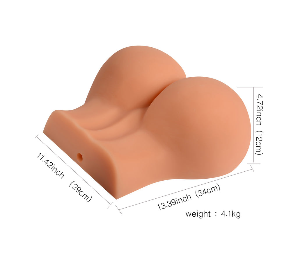 XL Büyük Boy 4 KG Realistik 2 İşlevli Kadın Kalça Yapay Suni Vajina ve Anüs