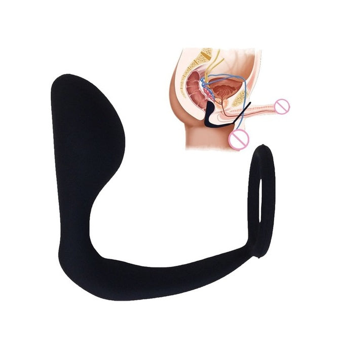 Combo Penis Halkalı Anal Plug Tıkaç Tıpa New