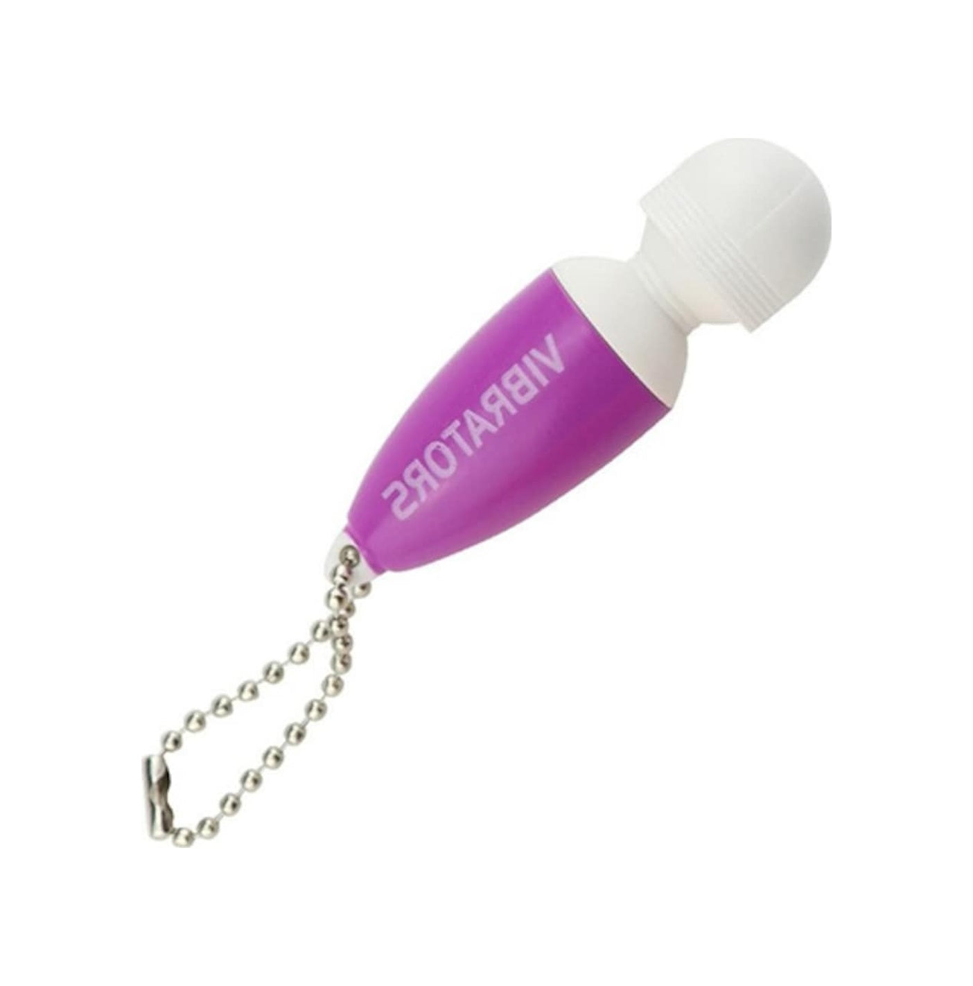 Powered 6 Cm Mini Vibratör Mastürbatör Anahtarlık Vibratör Mor