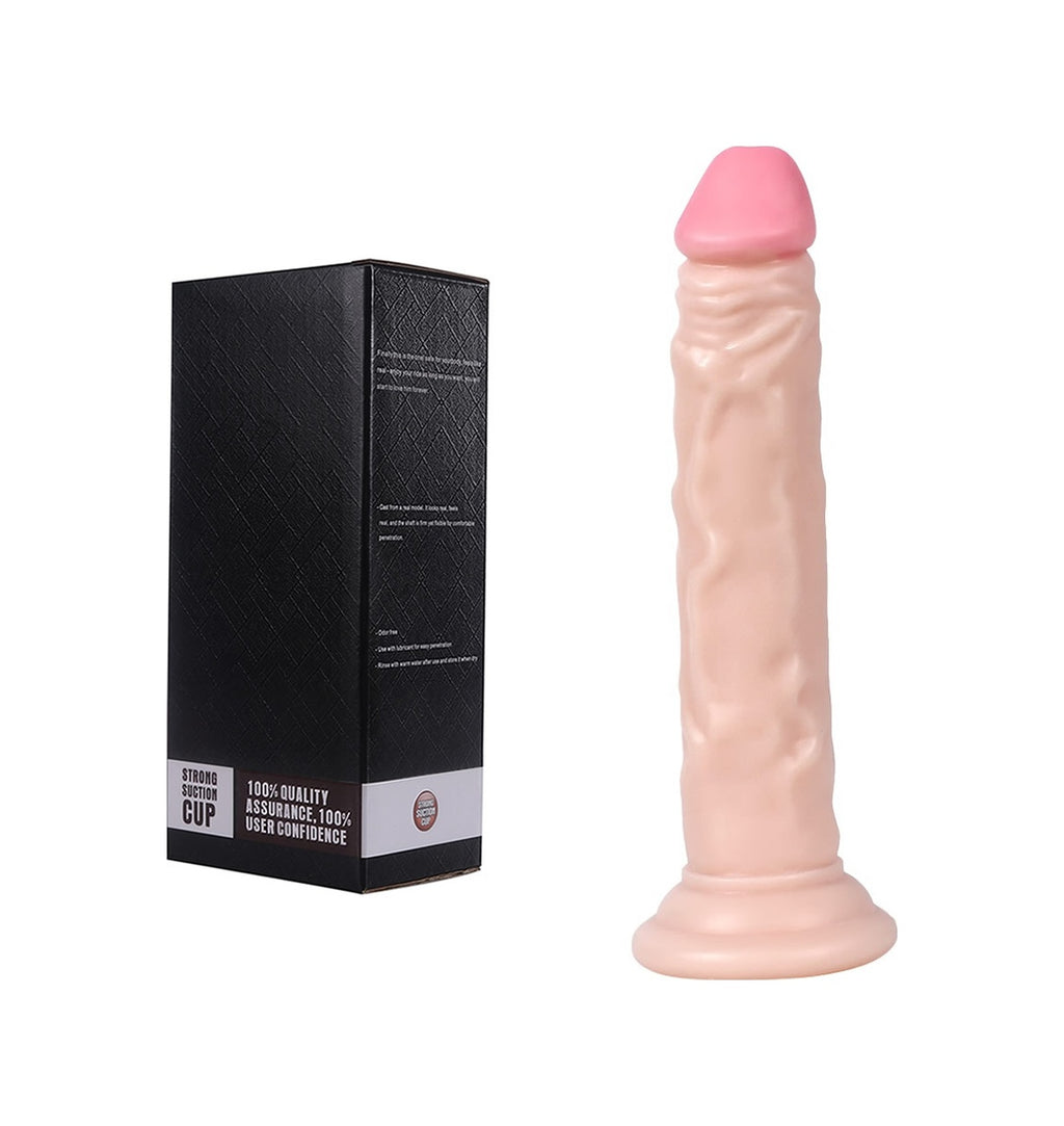 Naturo 19 CM Testissiz Et Dokusu Süper Realistik Anal Penis Dildo