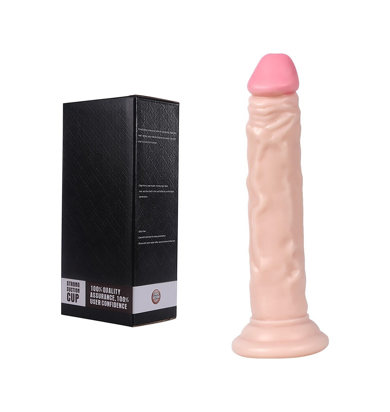 Naturo 19 CM Testissiz Et Dokusu Süper Realistik Anal Penis Dildo
