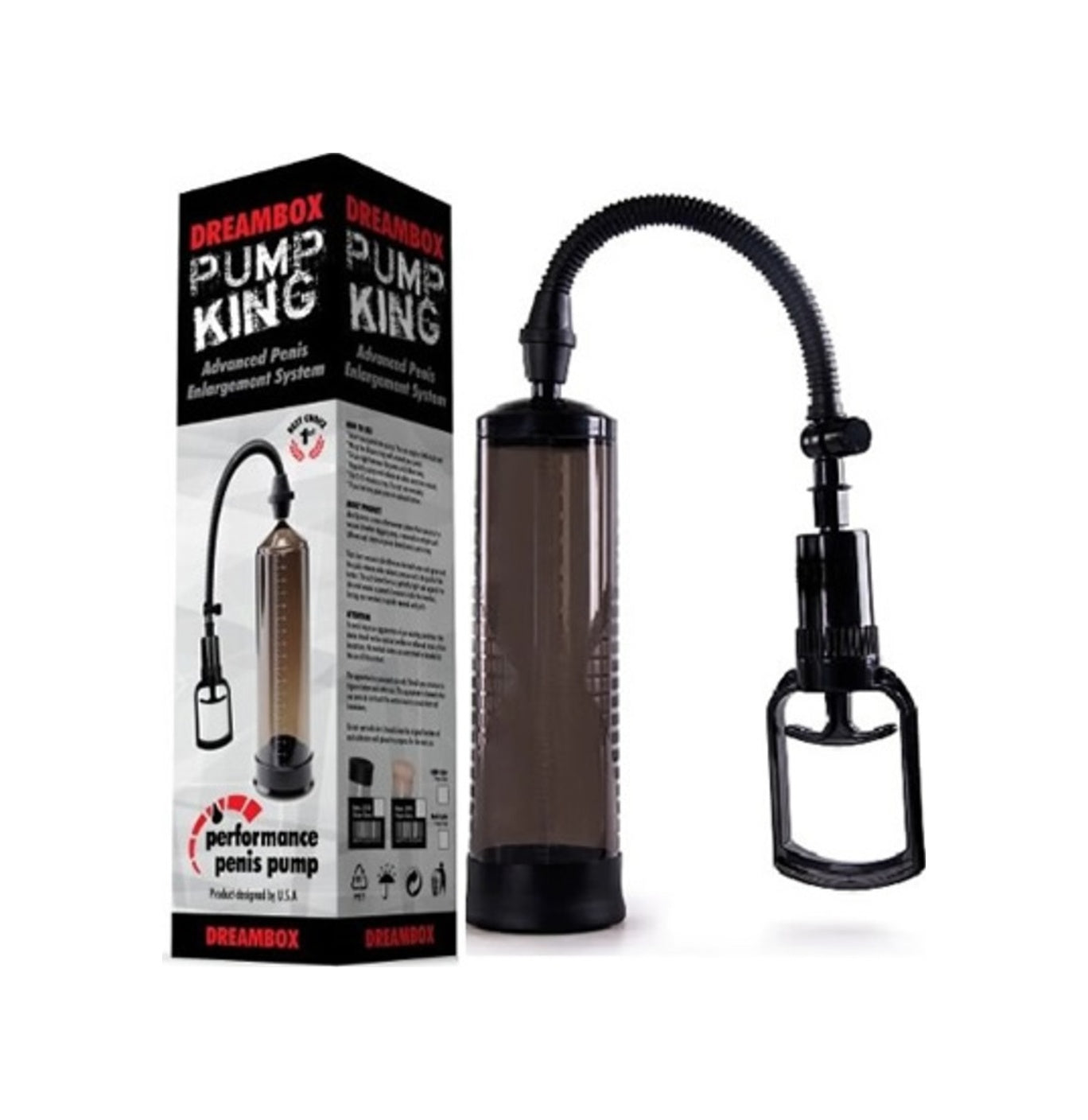 Dreambox Pump King Power Süper Vakum Siyah Penis Pompası