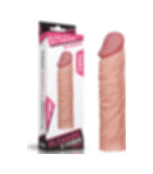 Lovetoy X-Tender 5 CM Dolgulu Realistik Penis Kılıfı 20 CM + 10 ml Kayganlaştırıcı