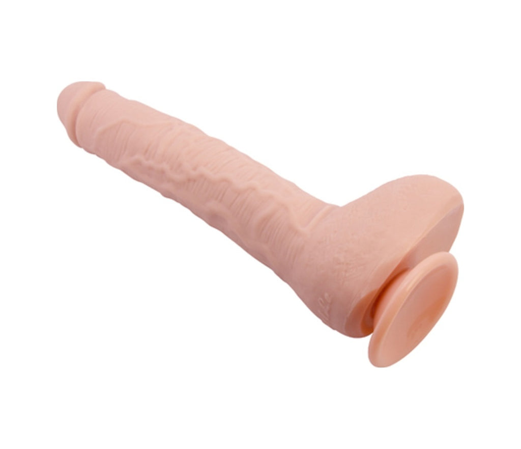 Baile Beautiful 27 Cm Süper Gerçekçi Vantuzlu Damarlı Dev Penis Dildo