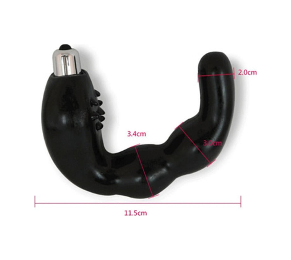Black Güçlü Titreşimli G Noktası Ve Vibratörü Anal Tıkacı