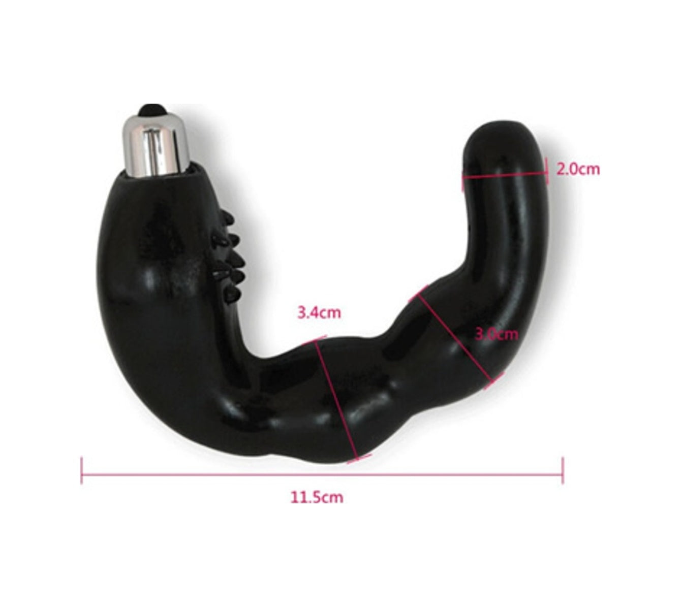 Black Güçlü Titreşimli G Noktası Ve Vibratörü Anal Tıkacı