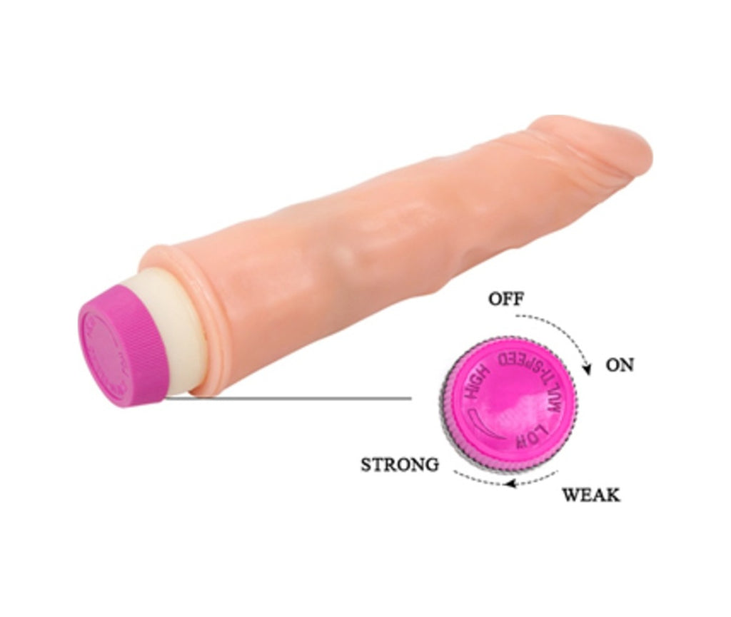 X-Vibe 21 Cm Güçlü Titreşimli Realistik Vibratör Gerçekçi Penis