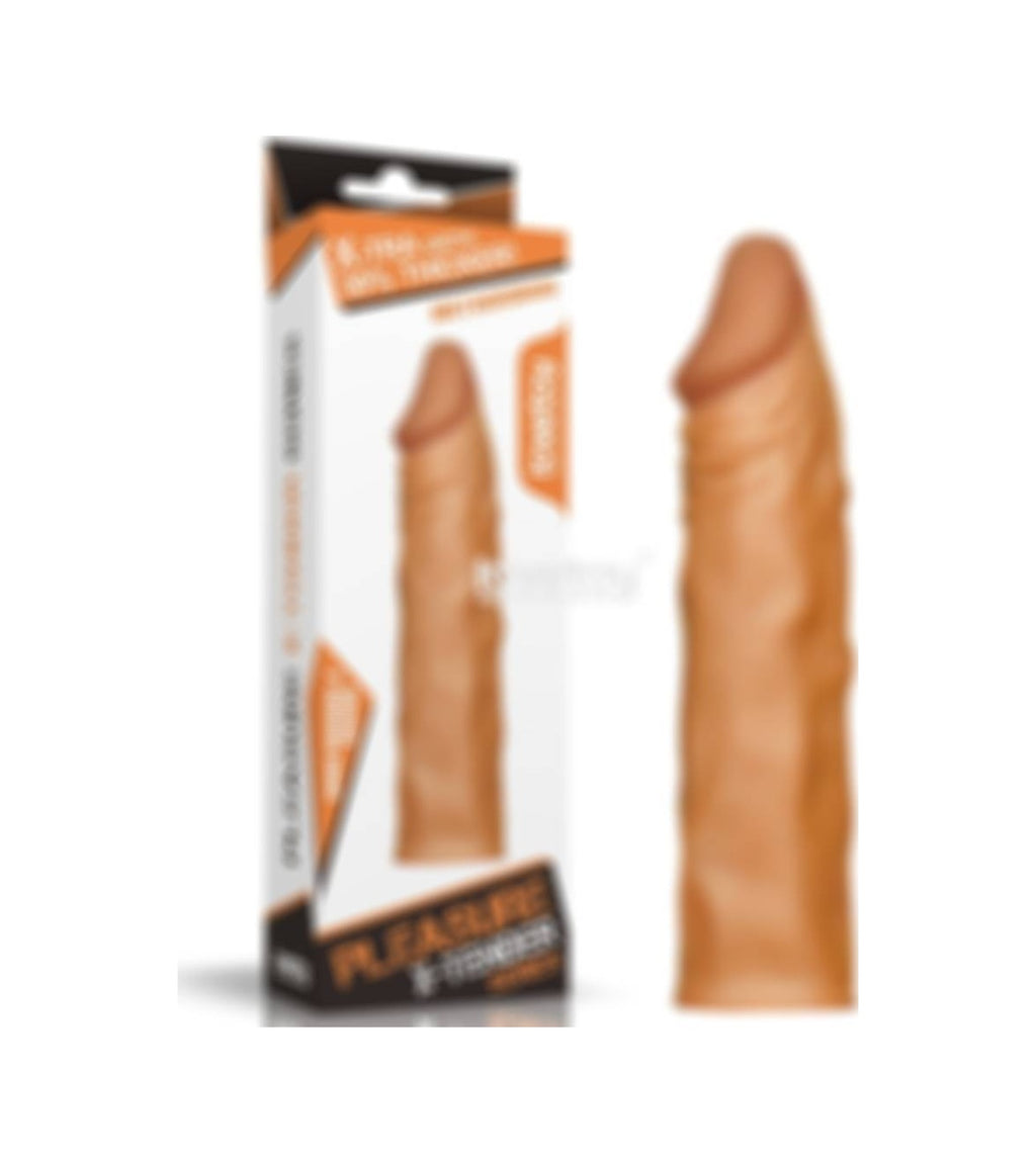 Lovetoy 5 Cm Dolgulu Realistik Uzatmalı Penis Kılıfı Dildo