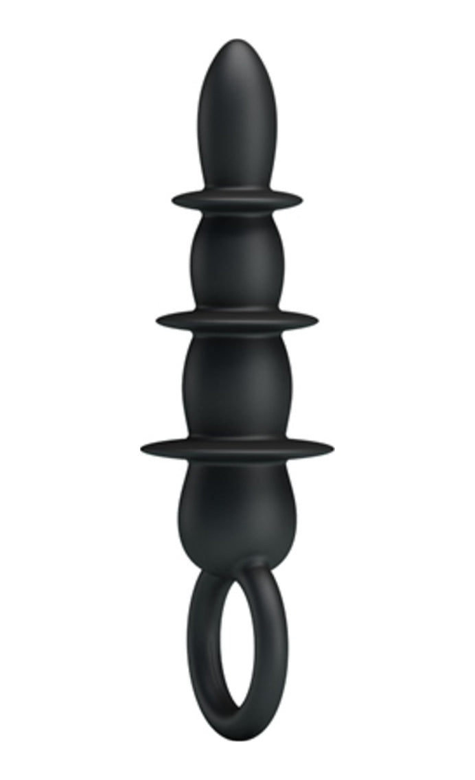 Pretty Love 13 Cm Boğumlu Süper Kalite Anal Plug Anal Açıcı Zenci Dildo