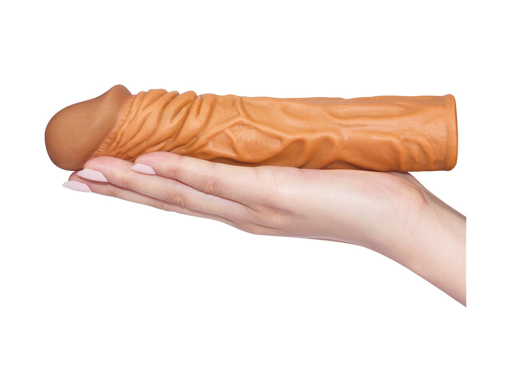 Lovetoy X-Tender Realistik 5 CM Dolgulu Penis Kılıfı + Jel