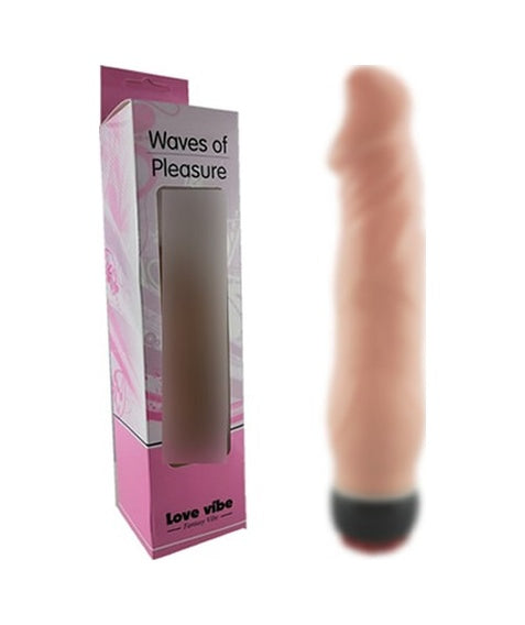 Waves 19 Cm Titreşimli Süper Lüks Realistik Dildo Vibratör Penis