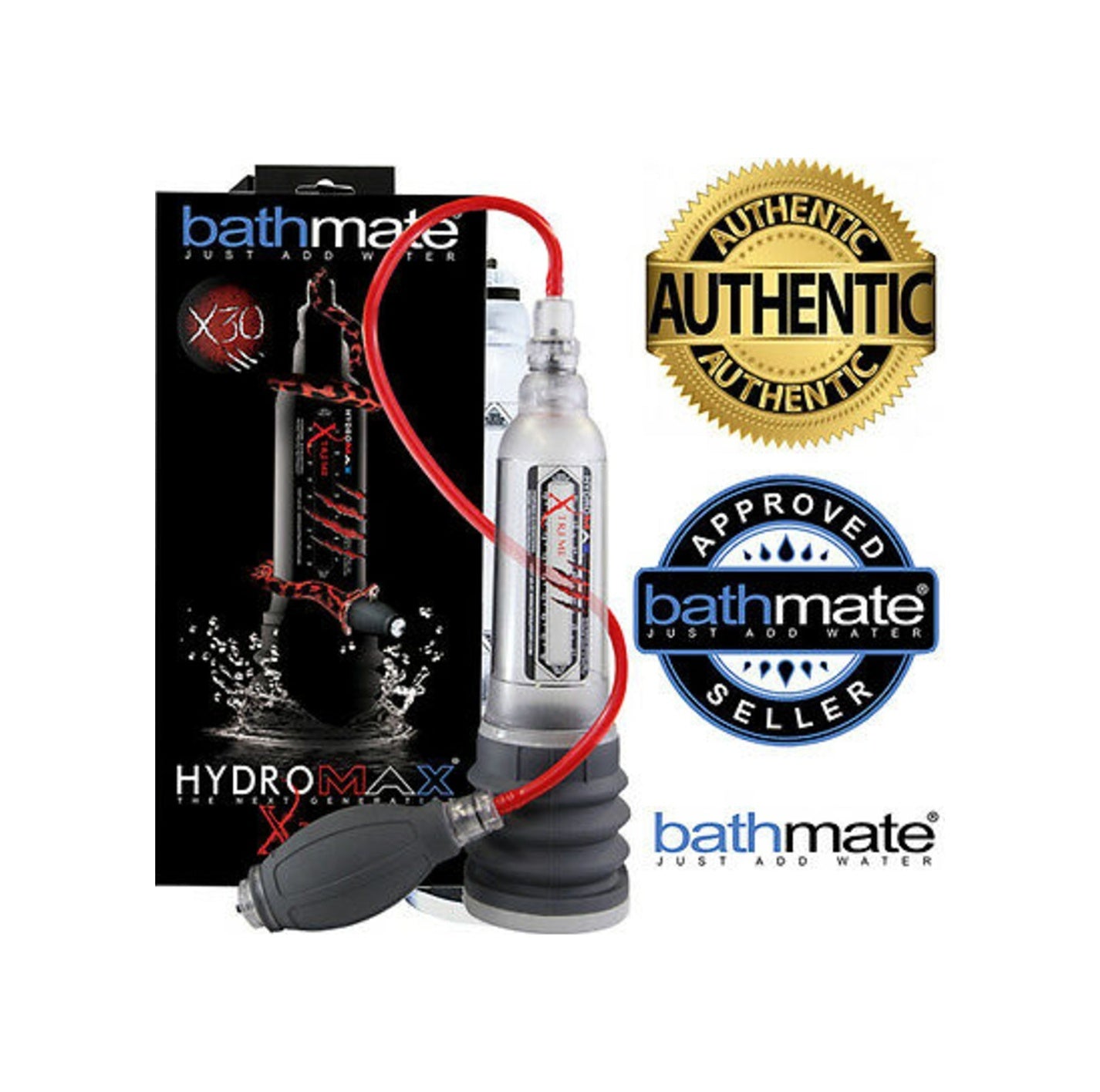 Bathmate Hydromax Xtreme X30 Pro Sulu Penis Vakum Pompası