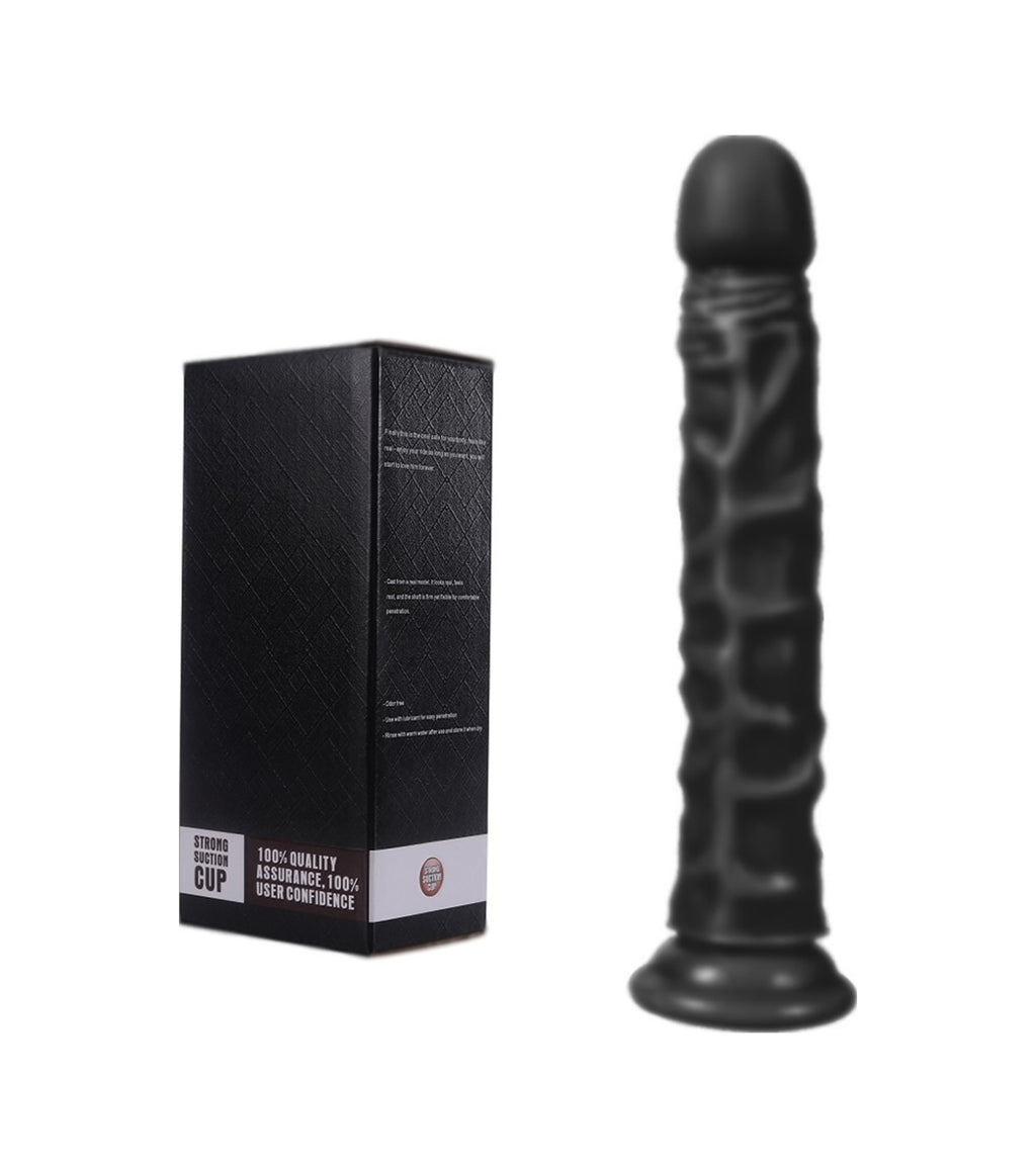 Xise 24 Cm Vantuzlu Gerçekçi Realistik Zenci Penis Dildo