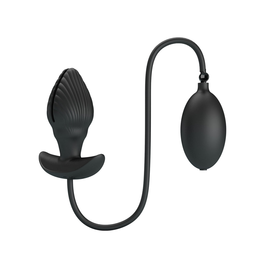 Manson Şişirilebilir Titreşimli Anal Tıkaç Silikon Anal Plug