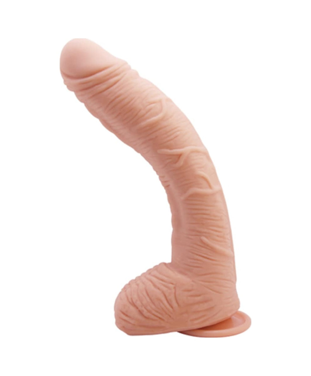 Baile Beautiful 27 Cm G-Spot Realistik Damarlı Vantuzlu Dev Dildo Penis
