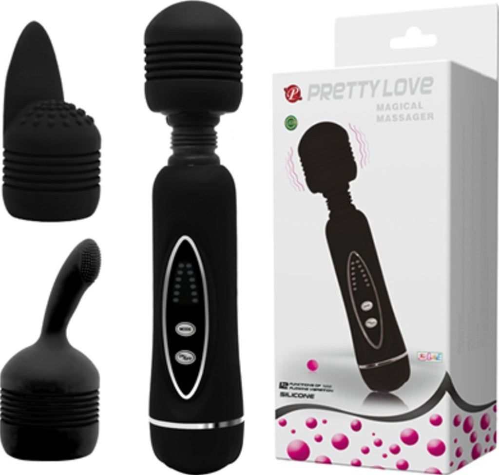 Pretty Love 12 Titreşimli 2 Başlıklı Teknolojik Vibratör Klitoral Mastürbatör
