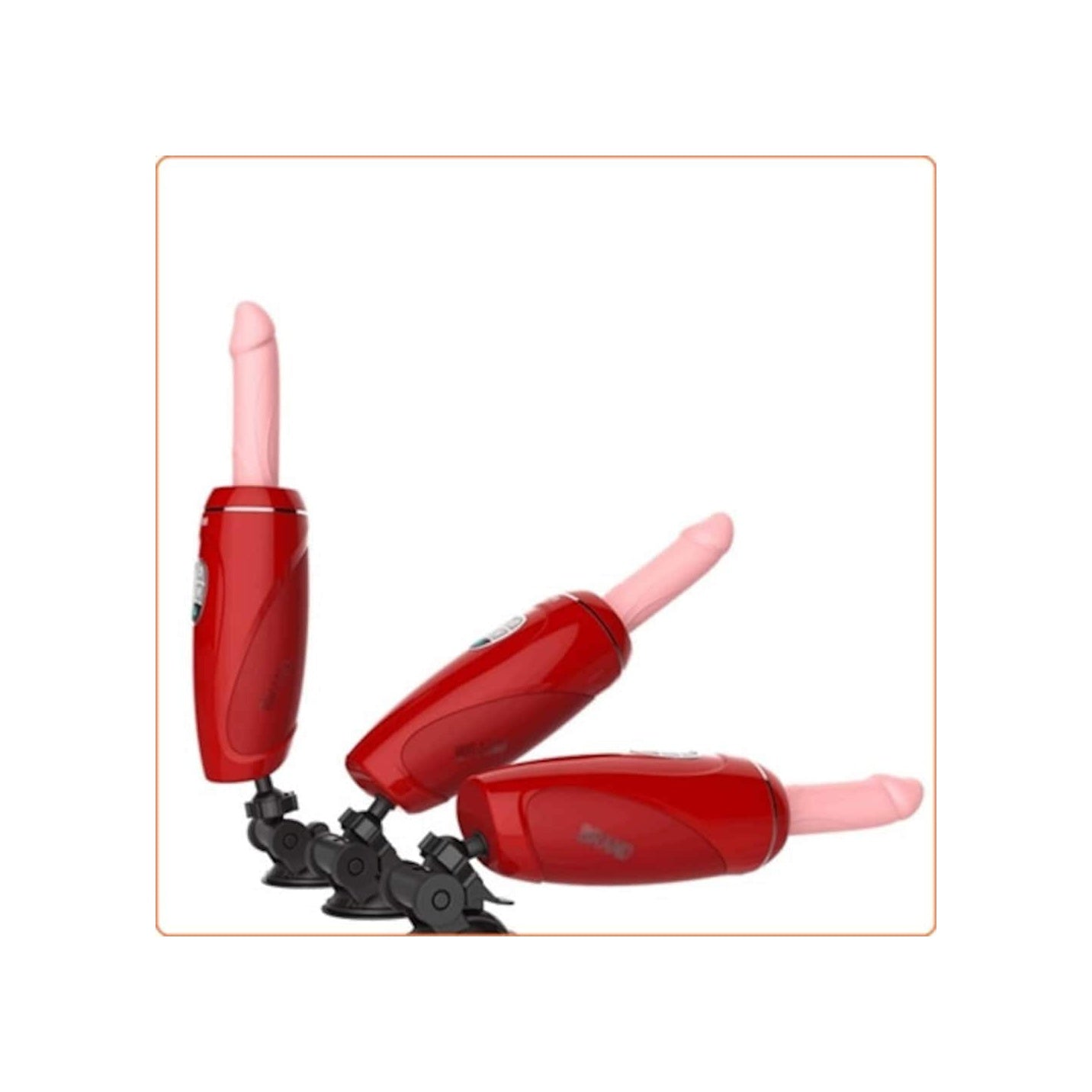 Lovetoy Otomatik Gidip Gelmeli Kırmızı Seks Makinesi Vibratör Dildo
